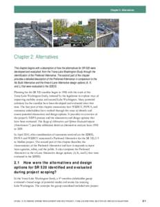 Seattle metropolitan area / Impact assessment / Washington State Route 520 / Montlake /  Seattle / Washington State Department of Transportation / Interstate 405 / Environmental impact statement / High-occupancy vehicle lane / Interstate 5 in Washington / Transportation in the United States / Washington / Transport