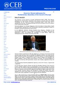 Council of Europe Development Bank / United Nations General Assembly observers / Bosnia and Herzegovina / Thorbjørn Jagland / Council of Europe / Europe / Politics of Europe