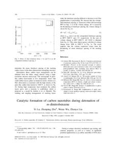 194  Letters to the Editor / Carbon – 198 make the interlayer spacing difficult to decrease even if the graphitization is proceeding. We showed that the extrapolated interlayer spacing, d, increased a lit