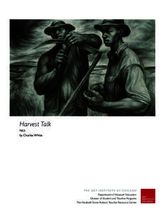 Harvest Talk 1953 by Charles White  T h e A r t I n s tit u t e o f C h ica g o