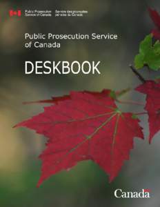 Public Prosecution Service of Canada Deskbook