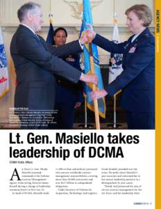 AGENCY NEWS  | HEADQUARTERS PASSING OF THE FLAG Air Force Lt. Gen. Wendy Masiello, incoming DCMA