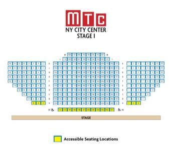 NY City Center Stage 1 Seating