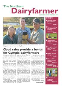 The Northern  Dairyfarmer OCTOBER 2007-NOVEMBERINSIDE