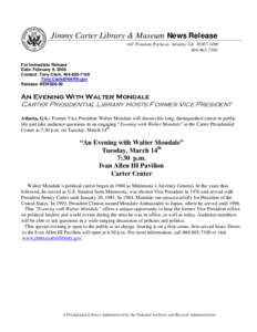 United States / Jimmy Carter / Vice President of the United States / Fritz: The Walter Mondale Story / United States presidential election / Politics of the United States / Walter Mondale / Political parties in the United States