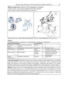 Exotics Across the Ocean - EU Concerted Action (MAS3 CT970111)  49