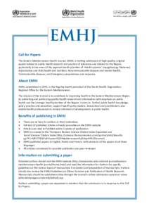 Global health / United Nations Development Group / United Nations Economic and Social Council / World Health Organization / Eastern Mediterranean Health Journal / Rhinolophus Bat coronavirus HKU2 / Scotophilus Bat coronavirus 512