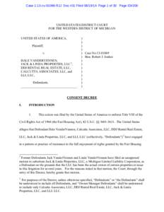 Case 1:13-cv[removed]RJJ Doc #31 Filed[removed]Page 1 of 30 Page ID#200  UNITED STATES DISTRICT COURT FOR THE WESTERN DISTRICT OF MICHIGAN UNITED STATES OF AMERICA, Plaintiff,