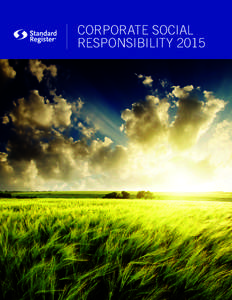 CORPORATE SOCIAL RESPONSIBILITY 2015 CONTENTS  u	A