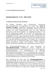 Rundschreiben NrVerband Freier Berufe in Hessen An alle Mitgliedsorganisationen