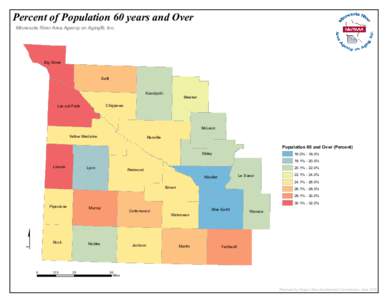 Percent of Population 60 years and Over Minnesota River Area Agency on Aging®, Inc. Big Stone Swift Kandiyohi