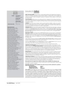 ALAN v37n1 - Table of Contents