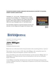 John Milligan / Cynthia H. Milligan