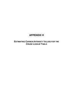 Microsoft Word - APPENDIX H-Crude Lookup Table_FINAL.docx