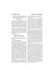 Pt. 0, Subpt. H, App.  28 CFR Ch. I (7–1–09 Edition) sources Division and the Tax Division by subparts M and N of this part, respectively. (c) International trade—all litigation