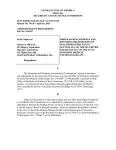 SEC filings / Government / Corporate crime / U.S. Securities and Exchange Commission / Securities Exchange Act / Securities and Exchange Commission / Financial regulation / Financial economics / United States securities law / United States Securities and Exchange Commission / 73rd United States Congress