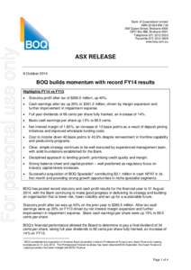 Short / Business / Finance / Financial economics / Bank of Queensland / Dividend / Boq