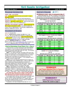 Volume 16, Issue 4  Tri-Basin Irrigator June 16, 2016