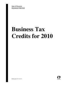 Pub[removed]Business Tax Credits for[removed]December 2011