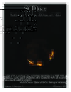 SUNlite Shedding some light on UFOlogy and UFOs Volume 3 Number 3  May-June 2011