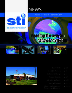NEWS Volume 12 • Issue 10 • September, 2014 Leading the way in  electronics
