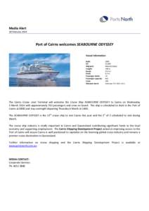 Microsoft Word - Media Alert Seabourne Odyssey Visit Mar 2014.docx