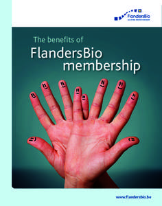 The benefits of  FlandersBio membership  www.flandersbio.be