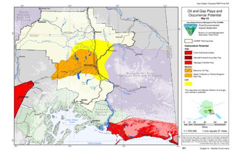 East Alaska Proposed RMP/Final EIS 150°W 147°W  144°W