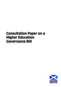 Consultation Paper on a Higher Education Governance Bill