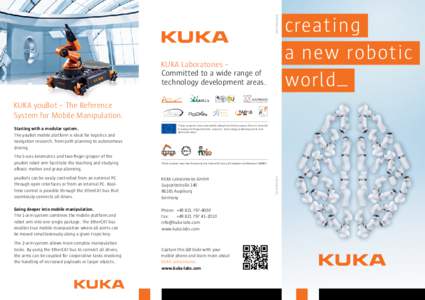 mad-werbung.de  KUKA Laboratories – Committed to a wide range of technology development areas. KUKA youBot – The Reference
