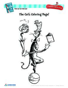 py Birthday, Dr. Seuss!  Create the biggest birthday card ever! THE CAT IN THE HAT s’s birthday in a BIG way! Set up a large piece of butcher-block . Designate a section to each child. Give them a few crayons or