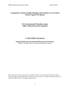 Pollution / Environment / Dispersit / Corexit / Dispersant / Toxicity / Pesticide toxicity to bees / Nokomis 3 / National Oil and Hazardous Substances Pollution Contingency Plan / Solvents / Toxicology / Chemistry