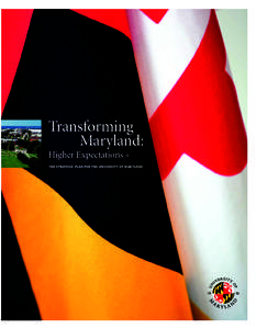 Transforming Maryland: Higher Expectations » The Strategic Plan for the University of Maryland