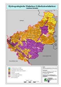 Hydrogeologische Einheiten (Lithofazieseinheiten) Landkreis Eichsfeld Osterode am Harz