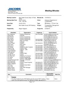 Microsoft Word - New Castle County TMT Meeting Minutes Draft[removed]doc