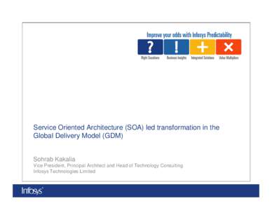 SOA led transformation in the Global Delivery Model