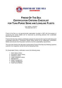 Microsoft Word - EN - Checklist FoS Tuna - Purse Seine and Longline Fishery