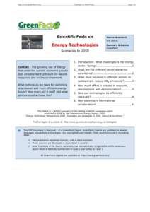 Chemical engineering / Environment / Carbon dioxide / Carbon sequestration / Energy policy / Carbon capture and storage / IPCC Fourth Assessment Report / International Energy Agency / Sustainable energy / Energy economics / Energy / Climate change