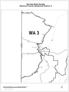 Nevada State Senate:  Washoe County Senatorial District 3