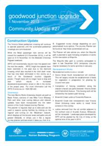 Microsoft Word - Goodwood Junction Update Number[removed]November 2013 FINAL LOCAL UPDATE