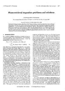 Integral transforms / Unitary operators / Physical optics / Gerchberg–Saxton algorithm / Discrete Fourier transform / Fourier transform / Hilbert transform / Difference-map algorithm / Hybrid input output (HIO) algorithm for phase retrieval / Mathematical analysis / Digital signal processing / Fourier analysis