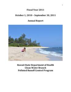 1  Fiscal Year 2011 October 1, 2010 – September 30, 2011 Annual Report