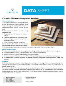 Ceramic materials / Beryllium oxide / Oxides / Brush Engineered Materials / Beryllium / Ceramic / Solid / Chemistry / Matter / Beryllium alloys