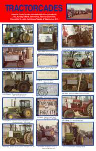 TRACTORCADES Edwards County farmers demonstrated in tractorcades in: Lewis, Kinsley, Offerle, Greensburg, Larned, Great Bend, Macksville, St. John, Hutchinson Topeka, & Washington, D.C.  Farold Fox on Biger’s tractor