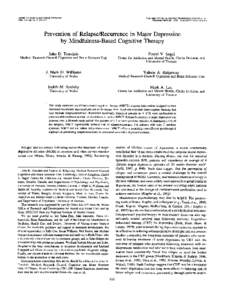 Journal of Consulting and Clinical Psychology 2000, Vol. 68, No. 4, [removed]Copyright 2000 by the American Psychological Association, Inc[removed]006X/00/$5.00 DOI: [removed]006X[removed]