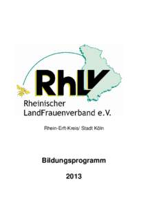 Rhein-Erft-Kreis/ Stadt Köln  Bildungsprogramm