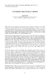 THE RAFFLES BULLETIN OF ZOOLOGY 1999 Supplement No. 6: 3-4 O National University of Singapore