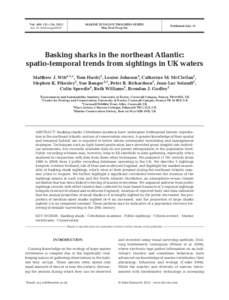 Basking shark / Cetorhinidae / Marine Conservation Society / Fish / Megafauna / Sharks