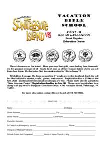 VBS 2014 Registration Form