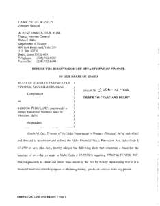 United States / Idaho / Cease and desist / Geography of the United States
